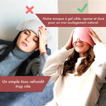 Masque Anti-Migraine Froid & Chaud – Soulagement Naturel luxhorine